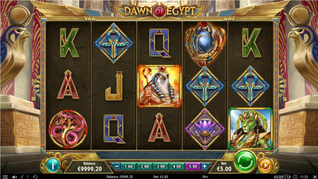 Видео-слоты «Dawn of Egypt» на портале казино Disbet